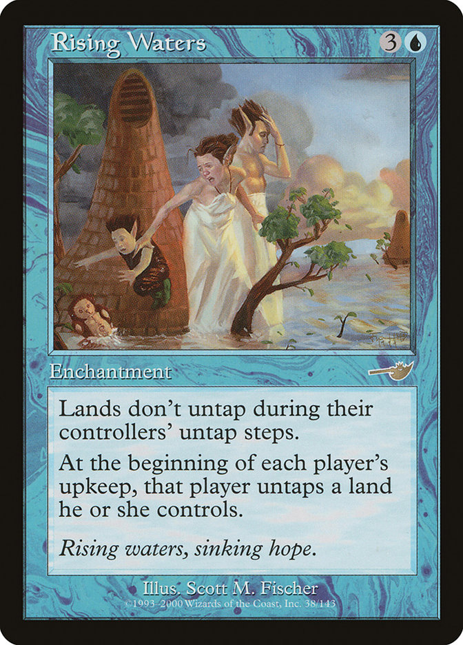 Magic the Gathering Card - Rising Waters - MTG Circle