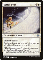 Magic the Gathering Card - Serra's Boon - MTG Circle