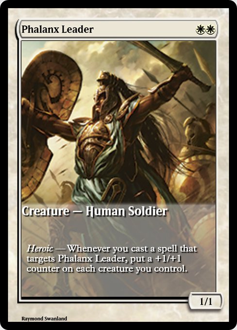 Magic the Gathering Card - Phalanx Leader - MTG Circle