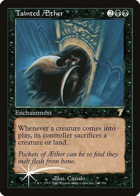 Magic the Gathering Card - Tainted Aether - MTG Circle