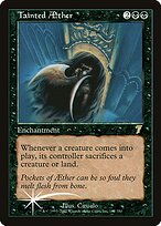 Magic the Gathering Card - Tainted Aether - MTG Circle