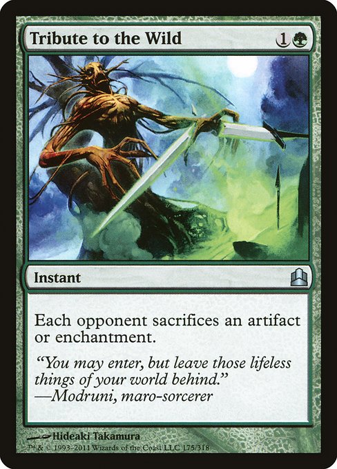 Magic the Gathering Card - Tribute to the Wild - MTG Circle