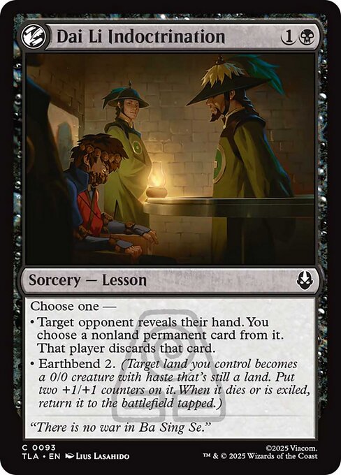 Magic the Gathering Card - Dai Li Indoctrination - MTG Circle