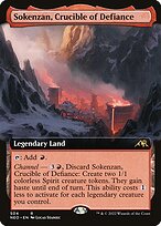 Magic the Gathering Card - Sokenzan, Crucible of Defiance - MTG Circle