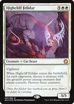Magic the Gathering Card - Highcliff Felidar - MTG Circle