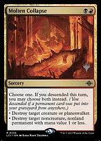 Magic the Gathering Card - Molten Collapse - MTG Circle