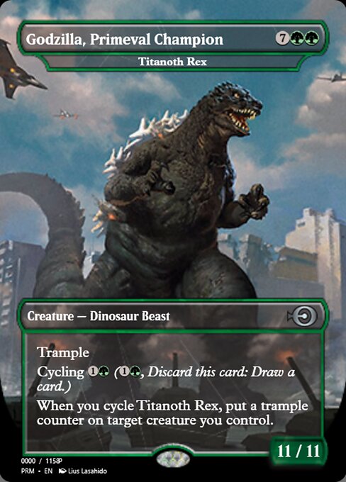 Magic the Gathering Card - Titanoth Rex - MTG Circle
