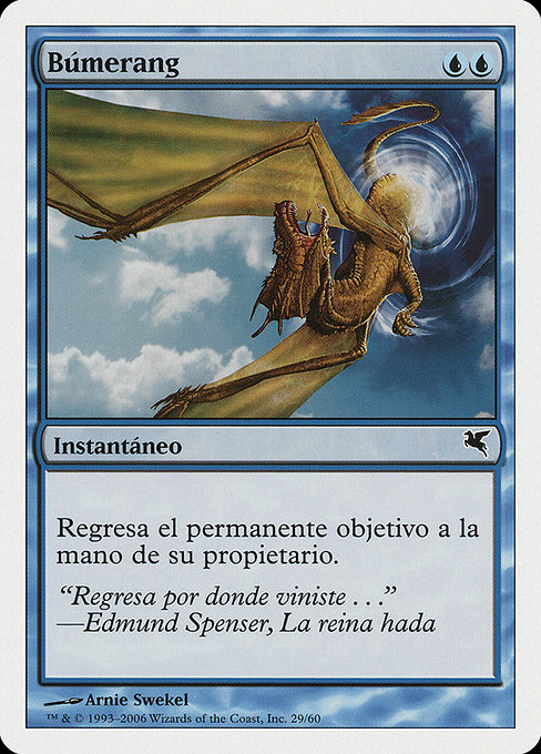 Magic the Gathering Card - Boomerang - MTG Circle