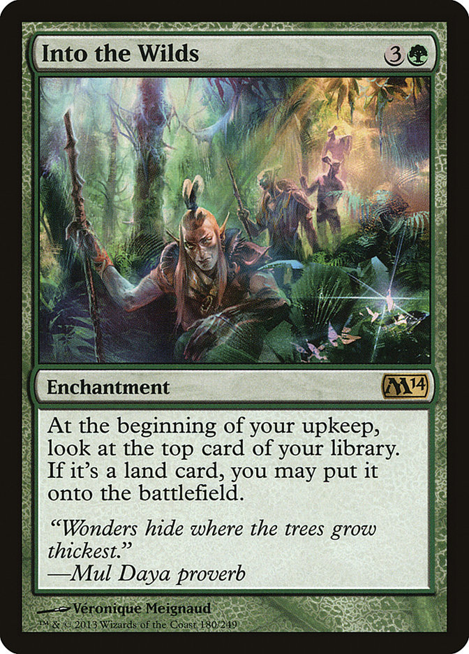 Magic the Gathering Card - Into the Wilds - MTG Circle