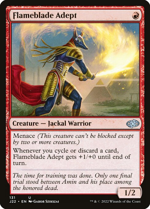 Magic the Gathering Card - Flameblade Adept - MTG Circle
