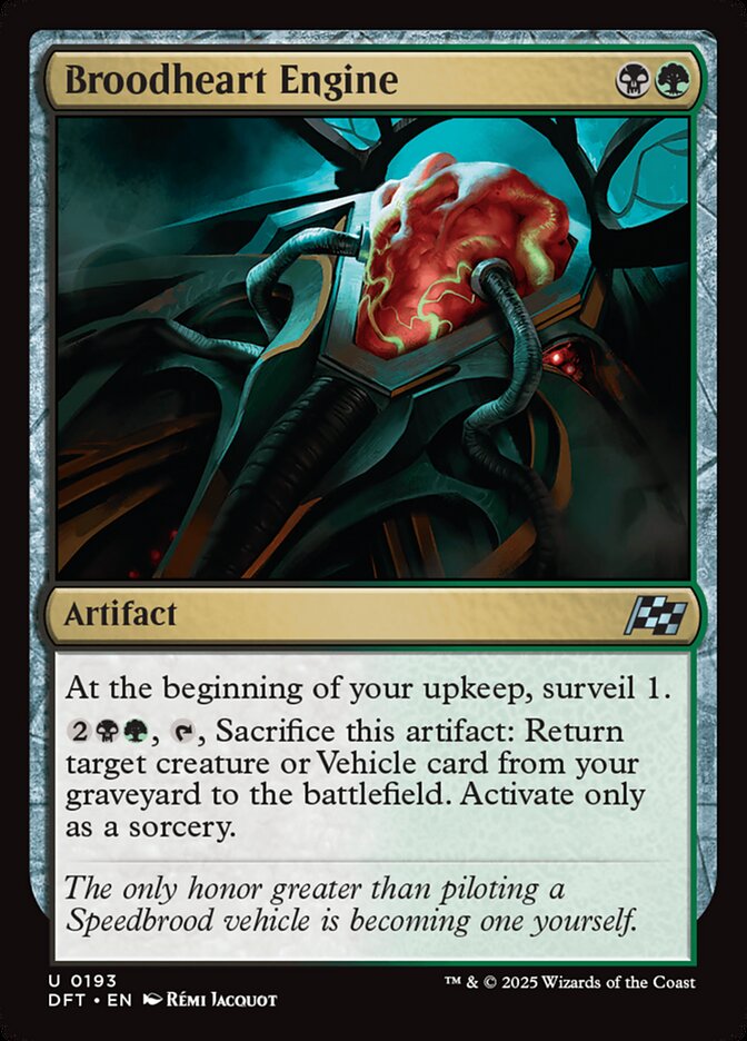 Magic the Gathering Card - Broodheart Engine - MTG Circle
