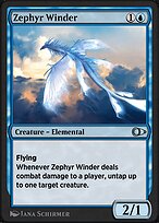 Magic the Gathering Card - Zephyr Winder - MTG Circle