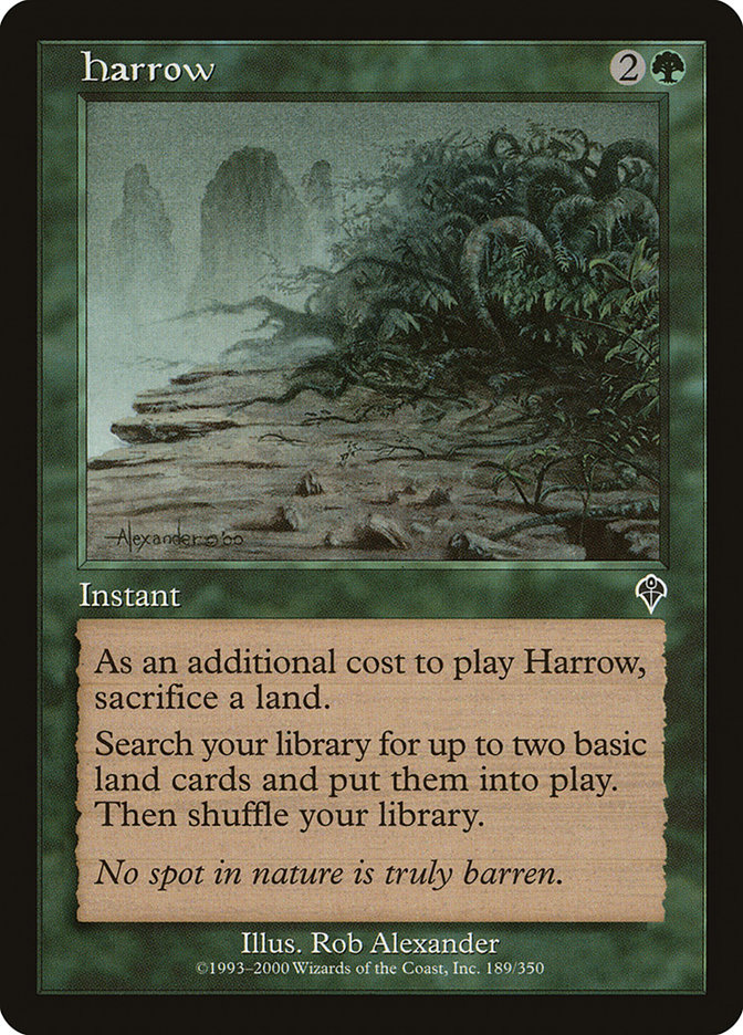 Magic the Gathering Card - Harrow - MTG Circle