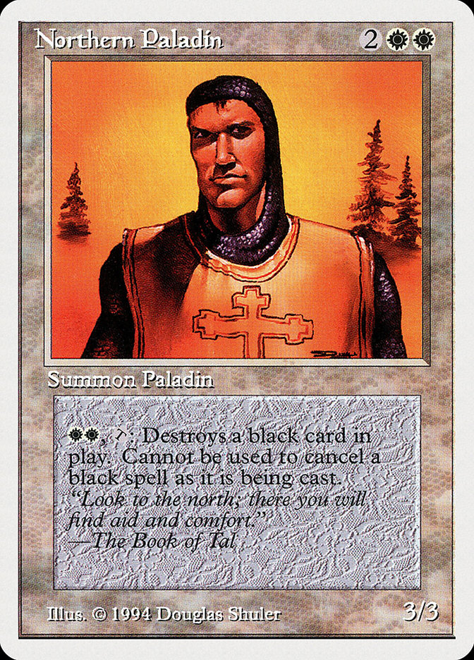 Magic the Gathering Card - Northern Paladin - MTG Circle
