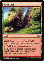 Magic the Gathering Card - Vivid Crag - MTG Circle