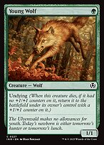 Magic the Gathering Card - Young Wolf - MTG Circle