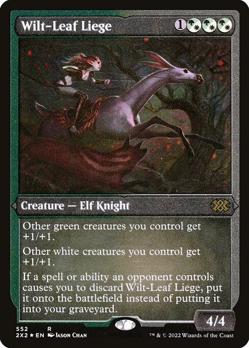 Magic the Gathering Card - Wilt-Leaf Liege - MTG Circle