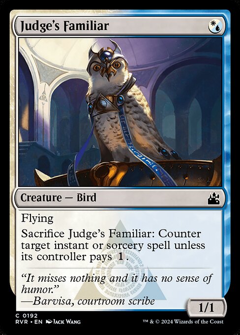 Magic the Gathering Card - Judge's Familiar - MTG Circle