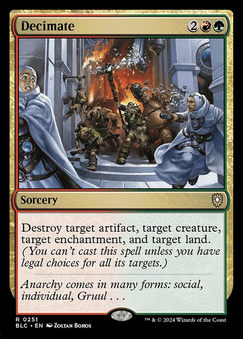 Magic the Gathering Card - Decimate - MTG Circle