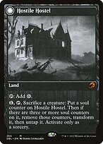 Magic the Gathering Card - Hostile Hostel // Creeping Inn - MTG Circle