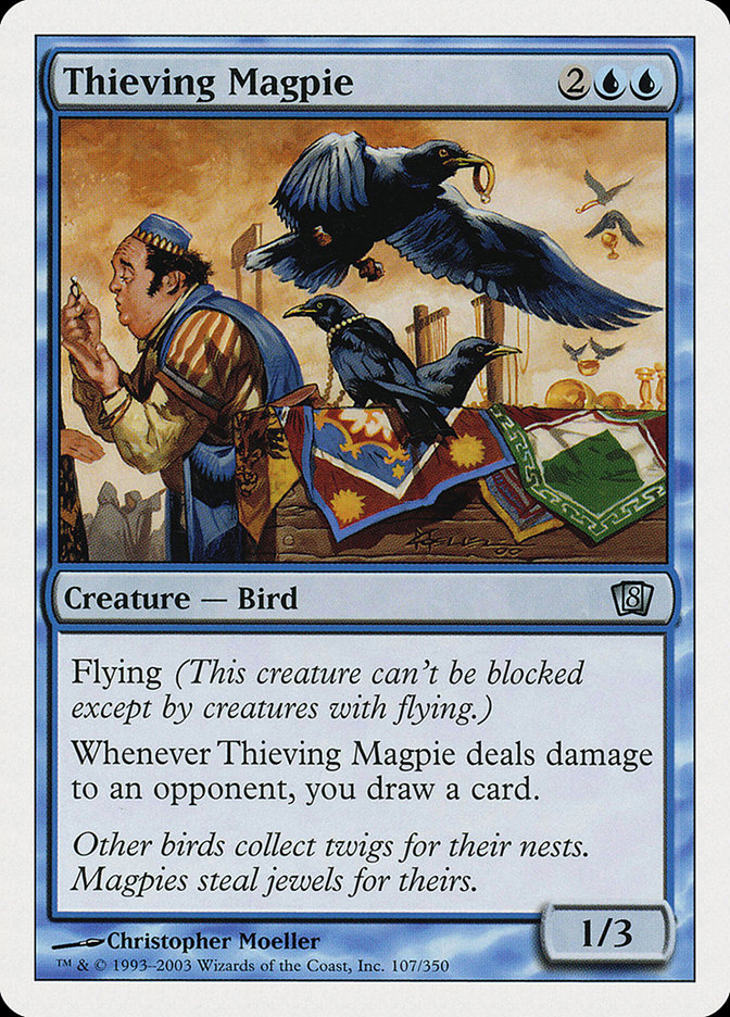 Magic the Gathering Card - Thieving Magpie - MTG Circle