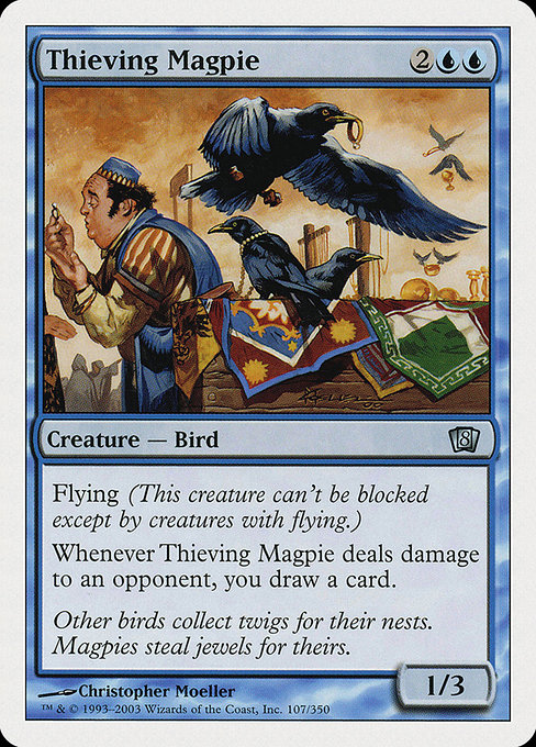 Magic the Gathering Card - Thieving Magpie - MTG Circle