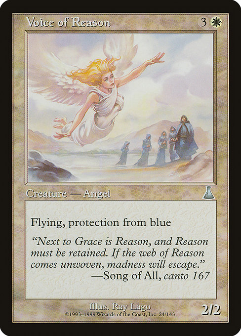 Magic the Gathering Card - Voice of Reason - MTG Circle