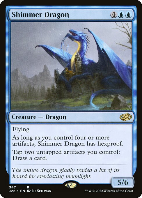 Magic the Gathering Card - Shimmer Dragon - MTG Circle