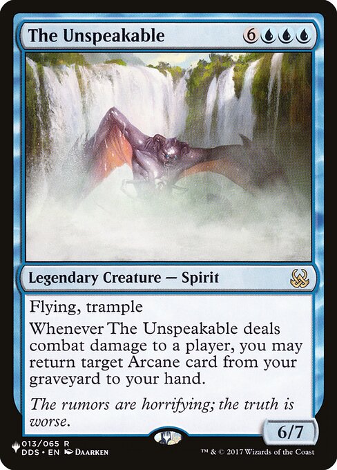Magic the Gathering Card - The Unspeakable - MTG Circle