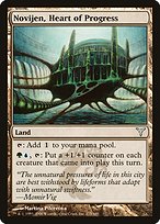 Magic the Gathering Card - Novijen, Heart of Progress - MTG Circle