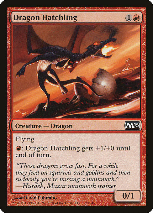 Magic the Gathering Card - Dragon Hatchling - MTG Circle