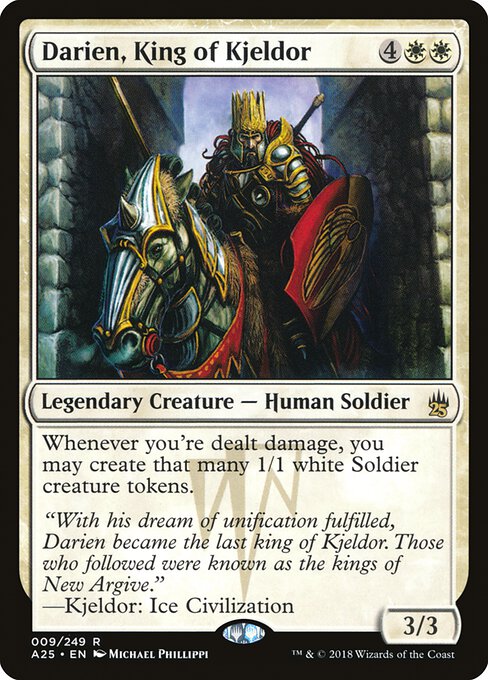 Magic the Gathering Card - Darien, King of Kjeldor - MTG Circle