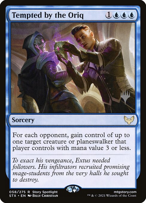 Magic the Gathering Card - Tempted by the Oriq - MTG Circle