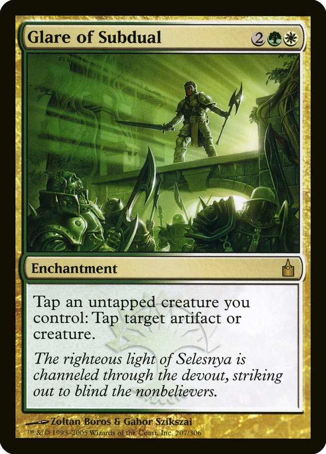 Magic the Gathering Card - Glare of Subdual - MTG Circle