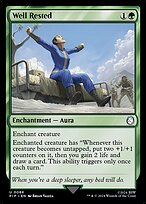 Magic the Gathering Card - Well Rested - MTG Circle
