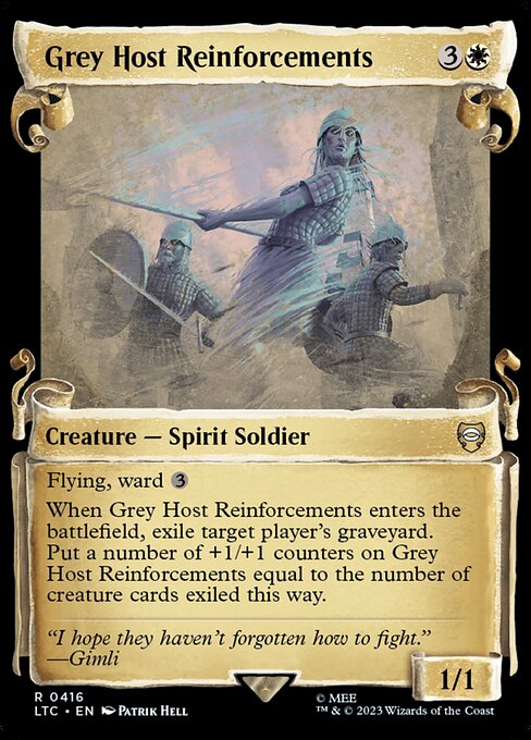 Magic the Gathering Card - Grey Host Reinforcements - MTG Circle