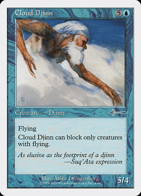 Magic the Gathering Card - Cloud Djinn - MTG Circle