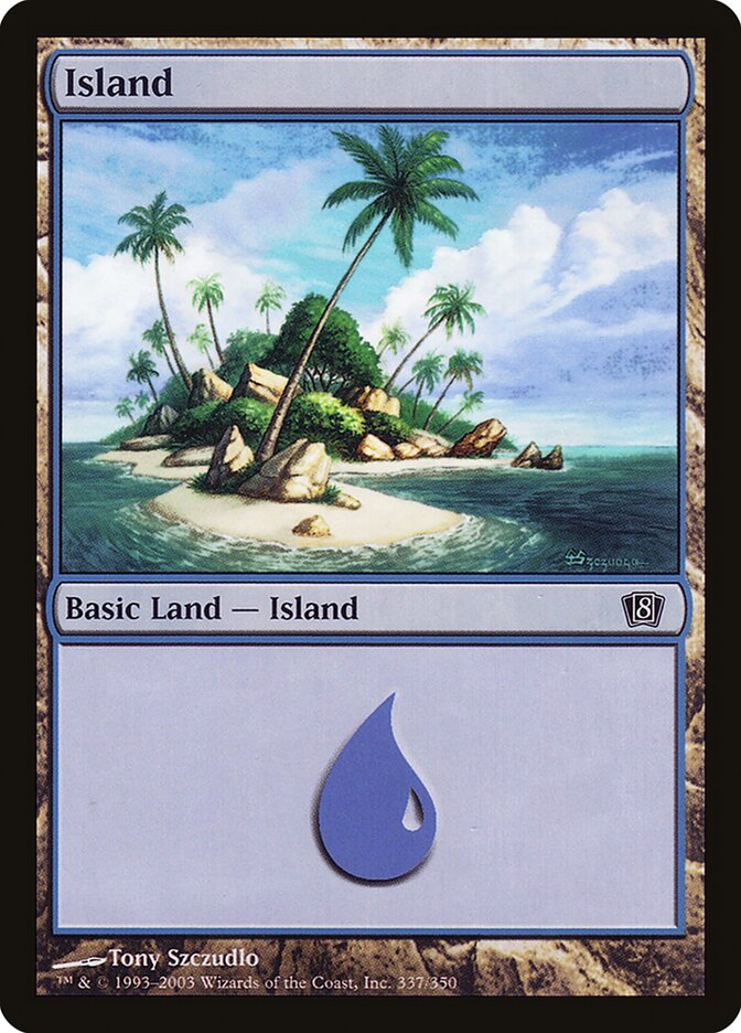 Magic the Gathering Card - Island - MTG Circle