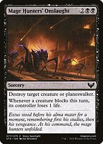 Magic the Gathering Card - Mage Hunters' Onslaught - MTG Circle