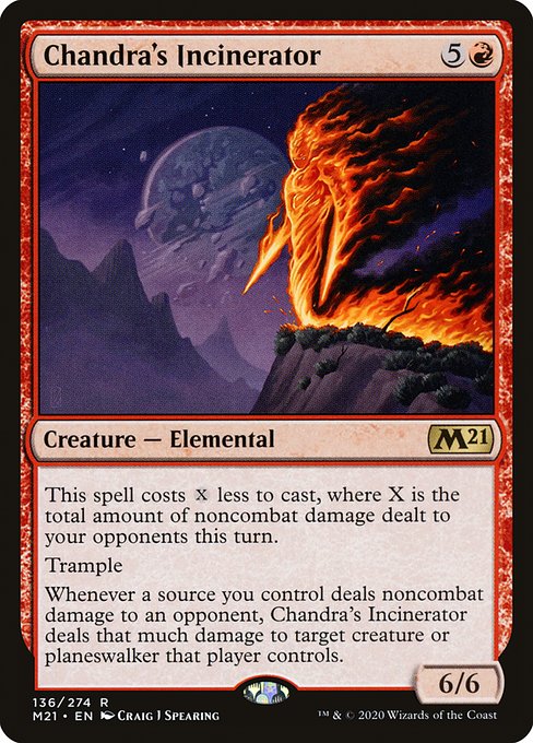 Magic the Gathering Card - Chandra's Incinerator - MTG Circle