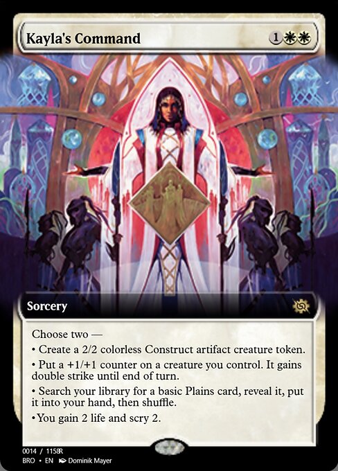 Magic the Gathering Card - Kayla's Command - MTG Circle