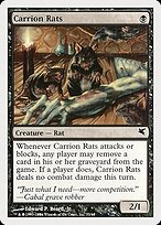 Magic the Gathering Card - Carrion Rats - MTG Circle