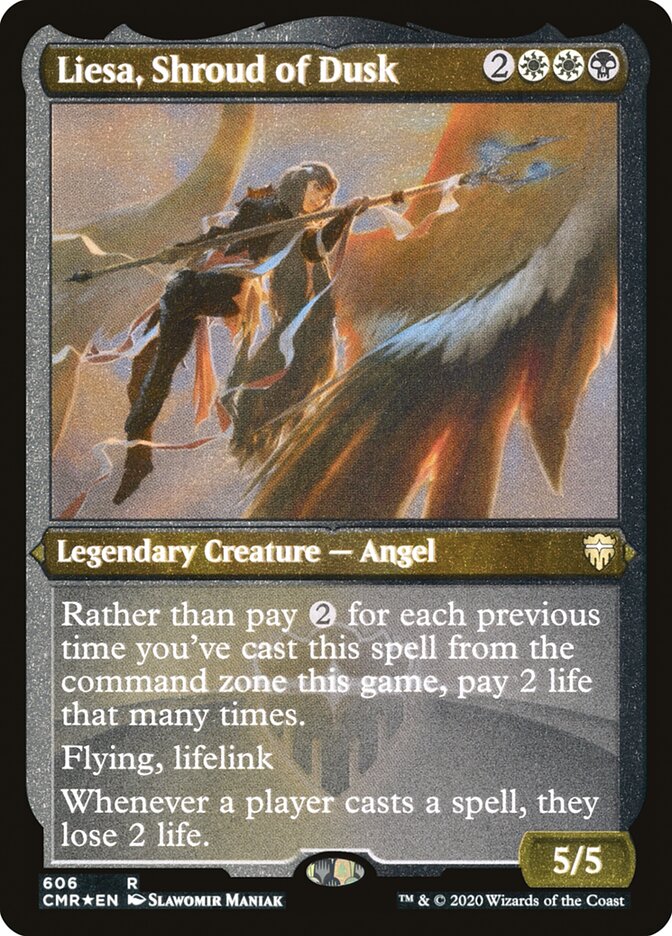 Magic the Gathering Card - Liesa, Shroud of Dusk - MTG Circle
