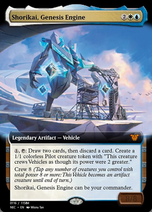 Magic the Gathering Card - Shorikai, Genesis Engine - MTG Circle