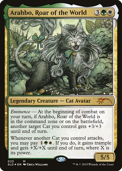 Magic the Gathering Card - Arahbo, Roar of the World - MTG Circle