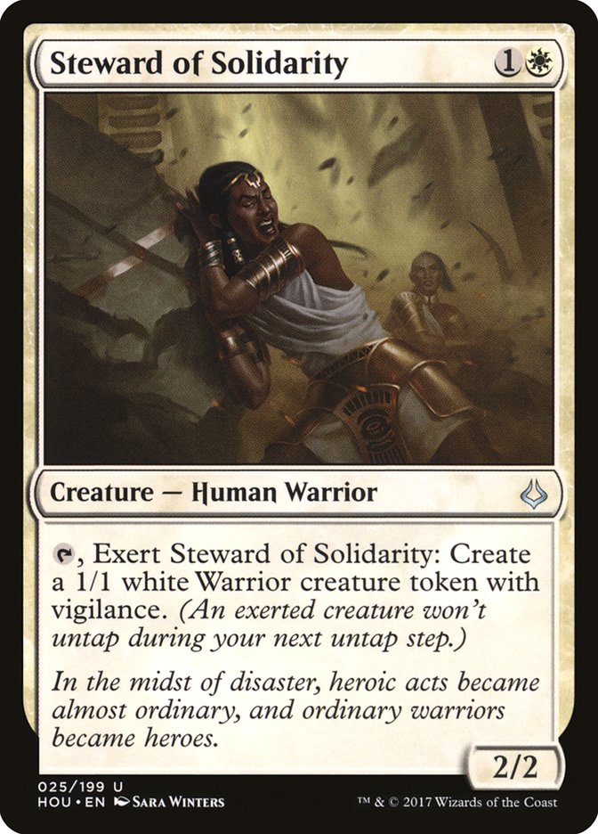 Magic the Gathering Card - Steward of Solidarity - MTG Circle