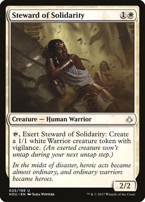 Magic the Gathering Card - Steward of Solidarity - MTG Circle