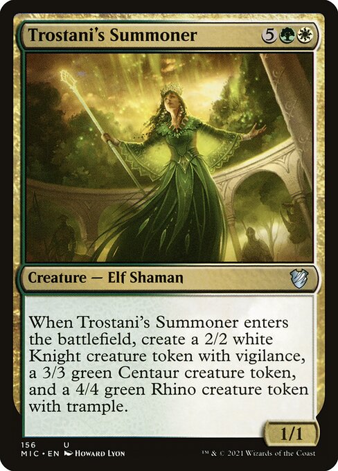Magic the Gathering Card - Trostani's Summoner - MTG Circle