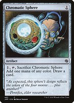 Magic the Gathering Card - Chromatic Sphere - MTG Circle