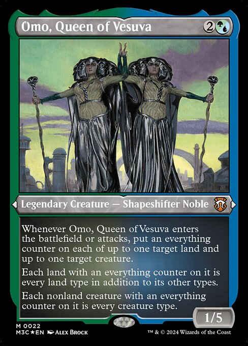 Magic the Gathering Card - Omo, Queen of Vesuva - MTG Circle